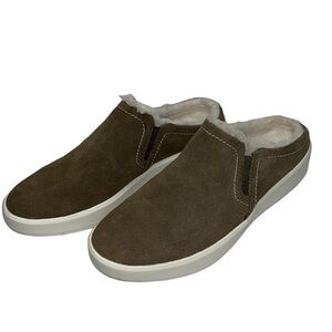 Clarks Layton Gem “Dark Olive Suede” 68544 size 9